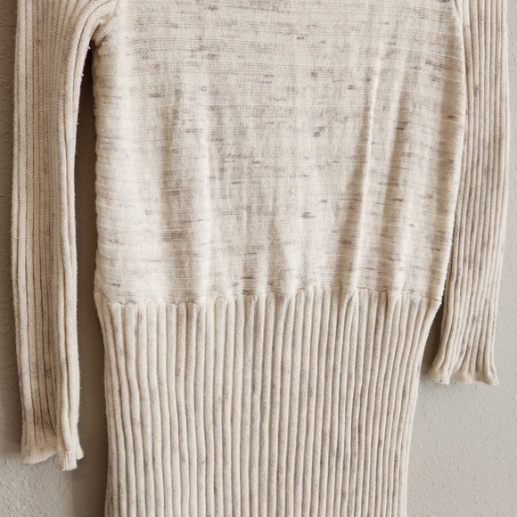 Anthropologie Moth Heathered Ribbed Sweater Dress Size Large - Picture 4 of 13